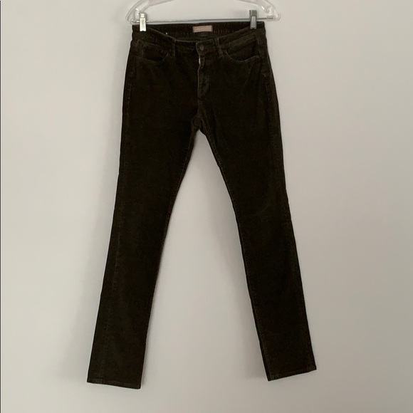 EUC Uniqlo olive green corduroy skinny pants size 26 - Picture 2 of 8